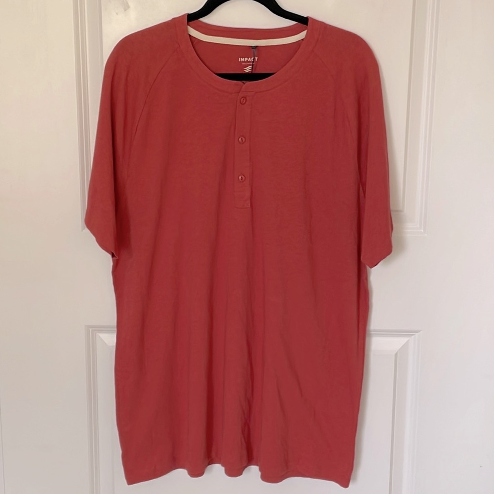 United By Blue Impact Collection Rustic Henley Tee XXL NEW Organic Sustainable